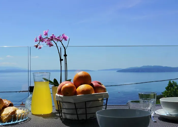 Val - Four Seasons Escape With Sea View And Swimming Pool * 오파티아